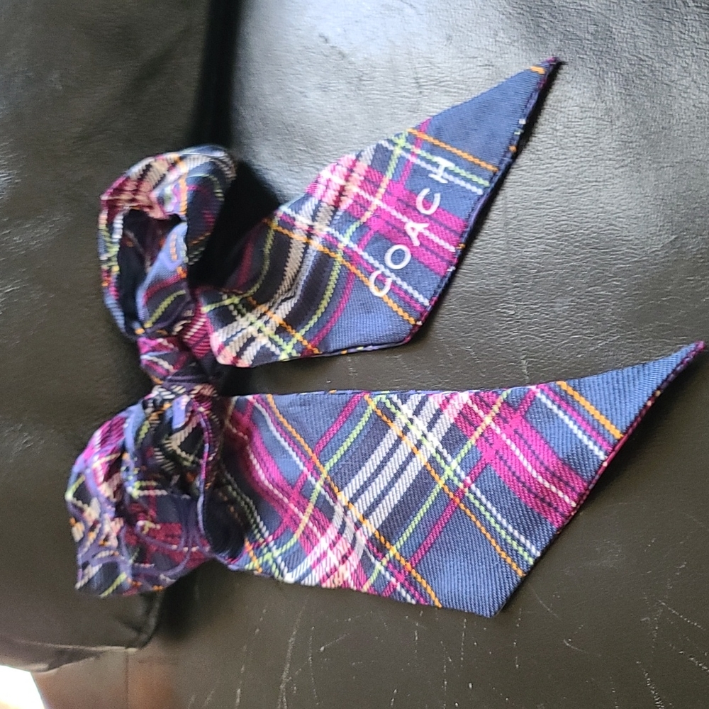 Sweet small Coach tie scarf
